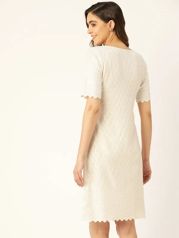 White_Rayon_Sequinn_Dresses_For_Women