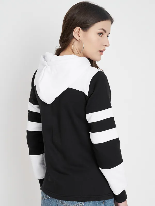 Teal_Blue_&_Burgundy_Striped_Fleece_Hooded_Sweat-shirt