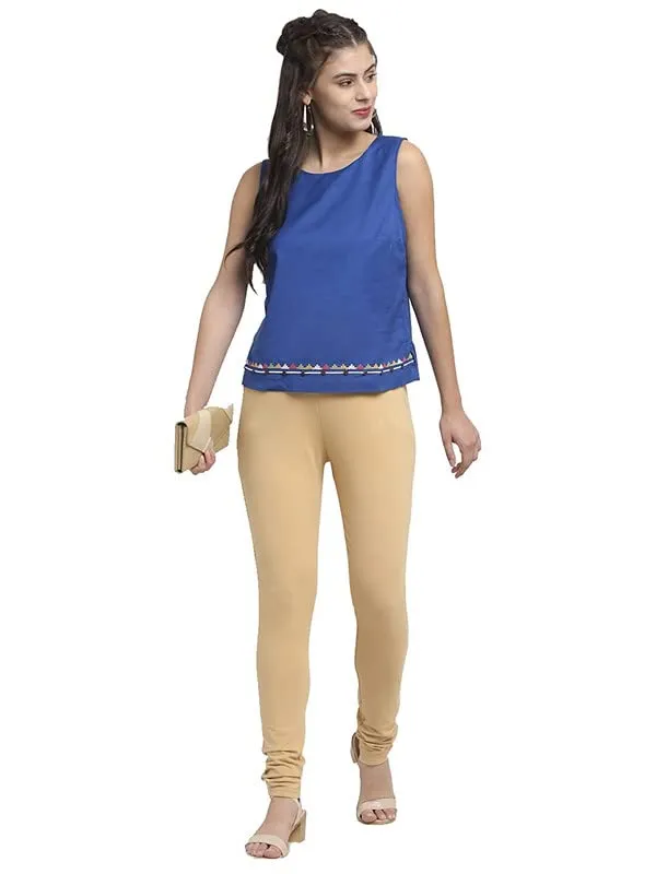 BRINNS_Women's_Solid_Color_Ankle-Length_Leggings