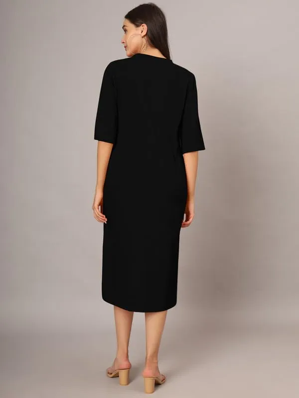 BRINNS_Women_Round_Neck_Midi_T-Shirt_Dress