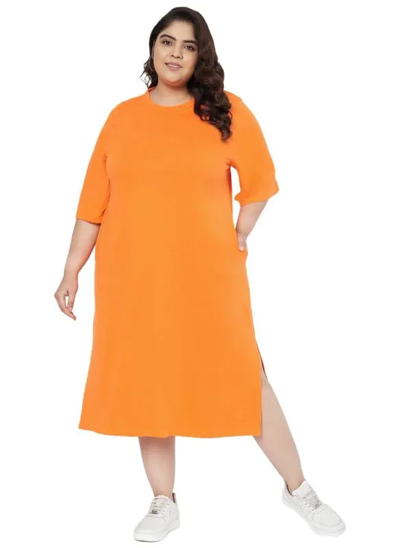 BRINNS_Women_Plus_Size_Round_Neck_Midi_T-Shirt_Dress