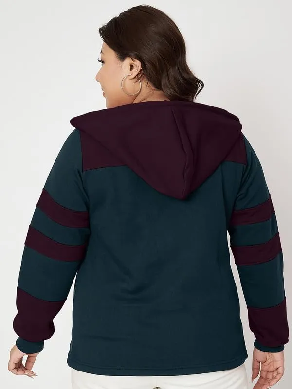 BRINNS_Women_Plus_Size_Colourbloacked_Hooded_Sweatshirt