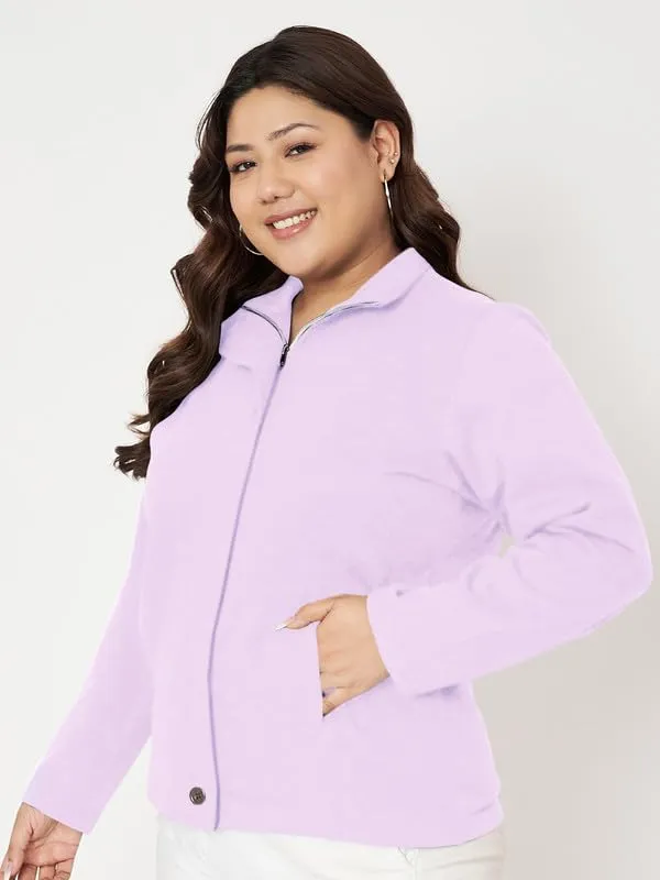 BRINNS_Women_Mock_Collar_Long_Sleeves_Zip_Closure_Jacket