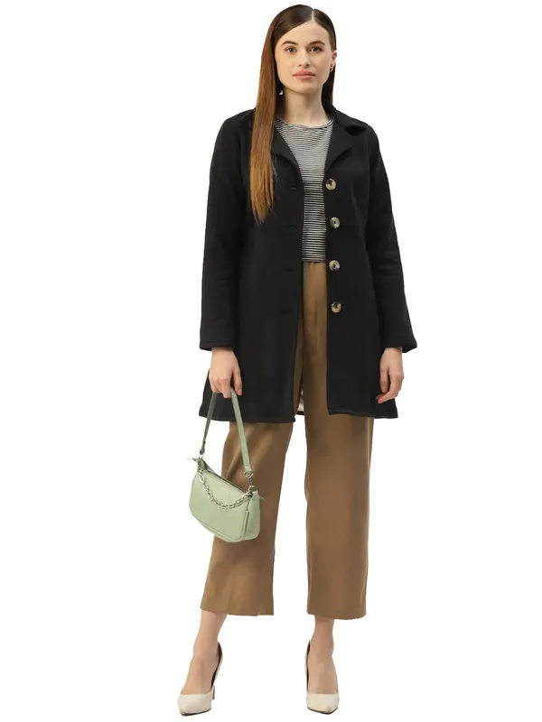 BRINNS_Women's_Single_Breasted_Solid_Overcoat