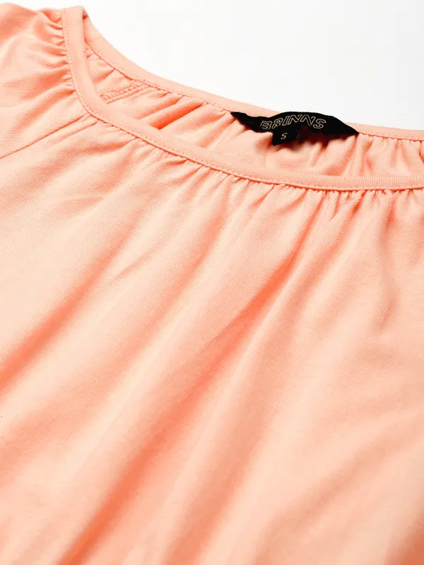 Pink_Cotton_Blend_Single_Jersey_Dresses