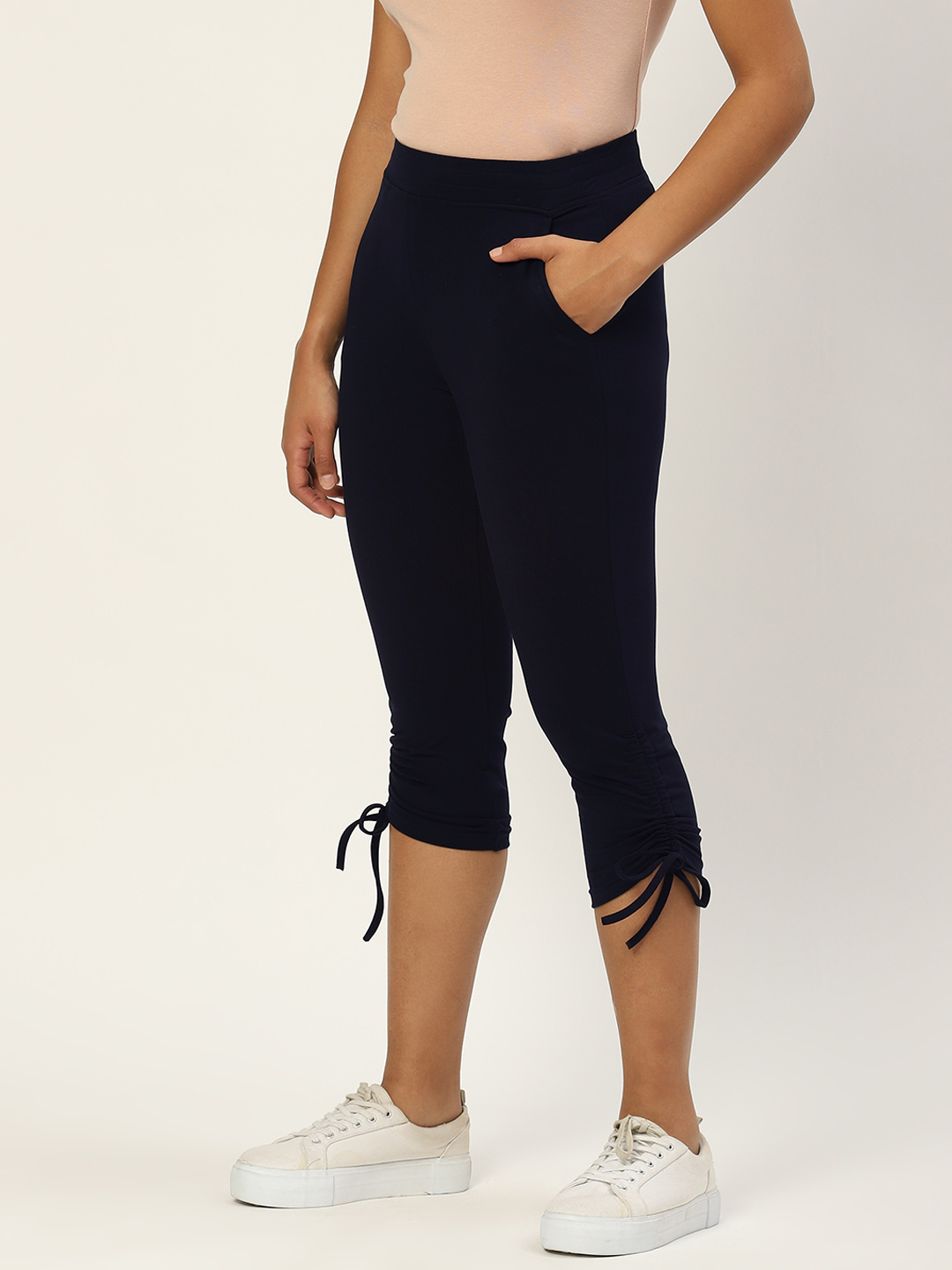 Navy_Cotton_Loop_Teri_Capris