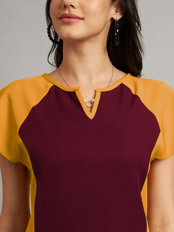 BRINNS_Women_Pure_Cotton_Colourblocked_Sheath_Dress