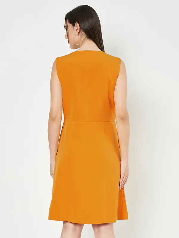 BRINNS_Women_Colourblocked_A-Line_Dress