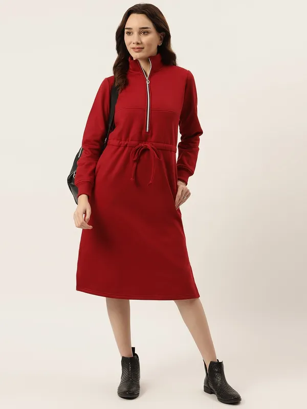 BRINNS_Women_Colourblocked_A-Line_Dress