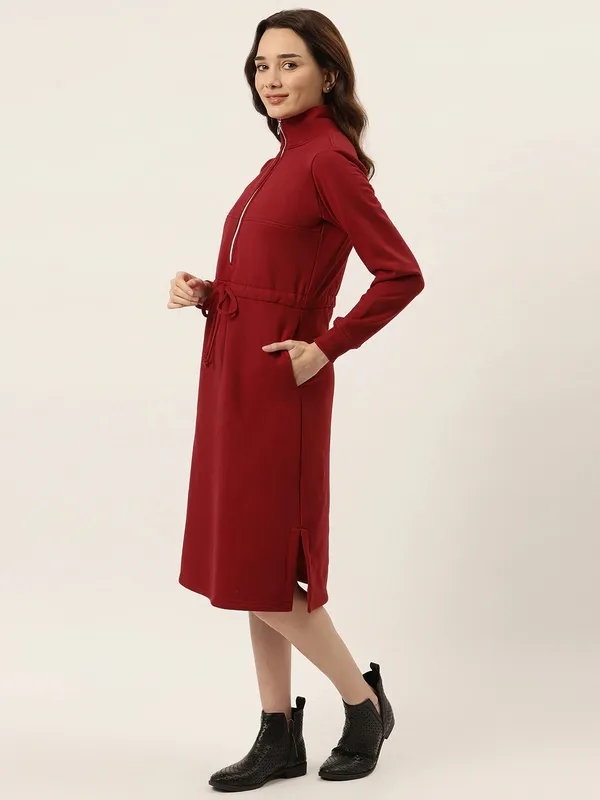 BRINNS_Women_Colourblocked_A-Line_Dress