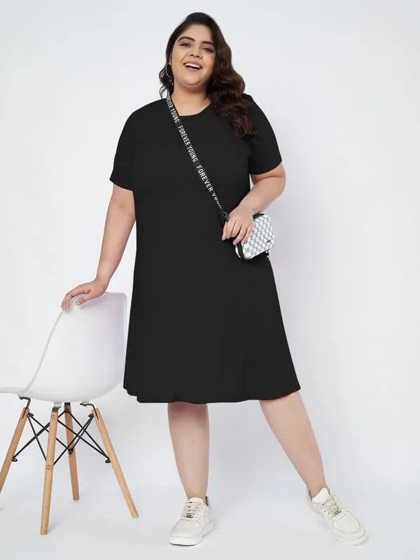 Black_Cotton_Blend_Single_Jersey_Dresses