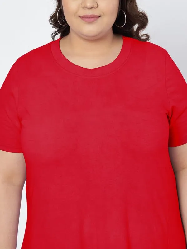 Magenta_Cotton_Blend_Single_Jersey_Dresses_For_Women