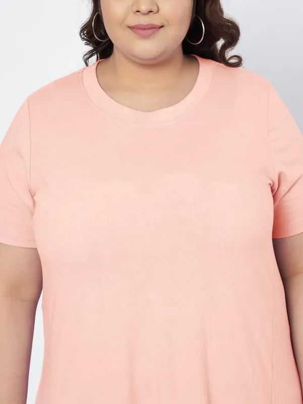 Peach_Cotton_Blend_Single_Jersey_Dresses