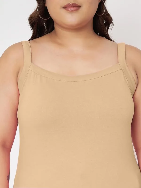 Dbeige_Cotton_Lycra_Camisoles