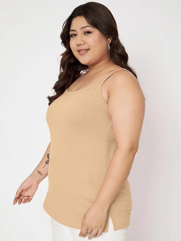 Dbeige_Cotton_Lycra_Camisoles