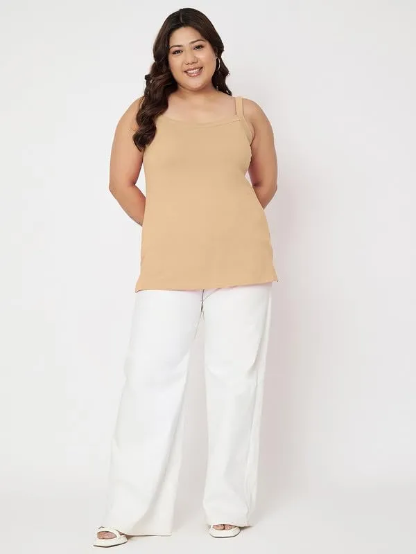 Dbeige_Cotton_Lycra_Camisoles