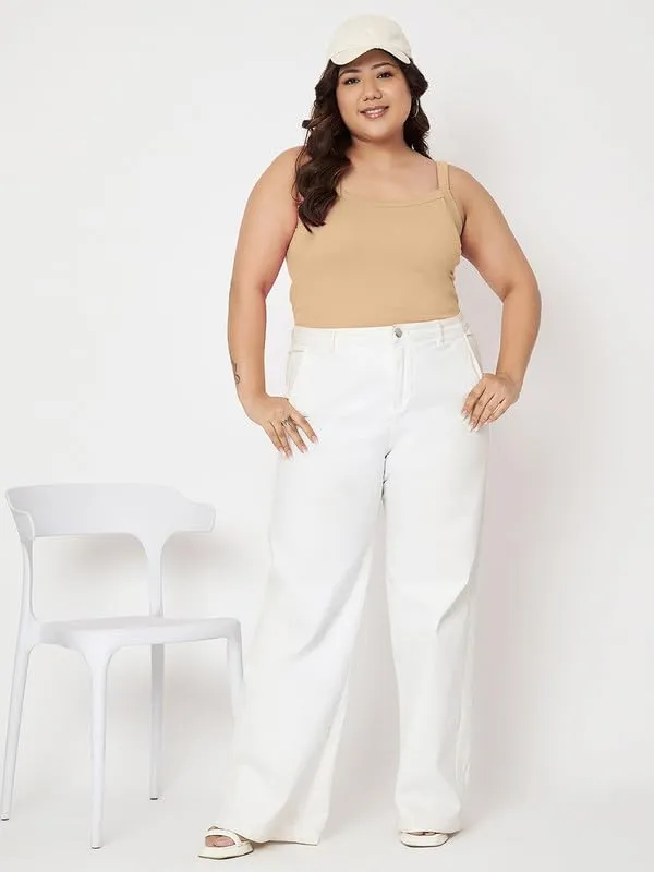Dbeige_Cotton_Lycra_Camisoles