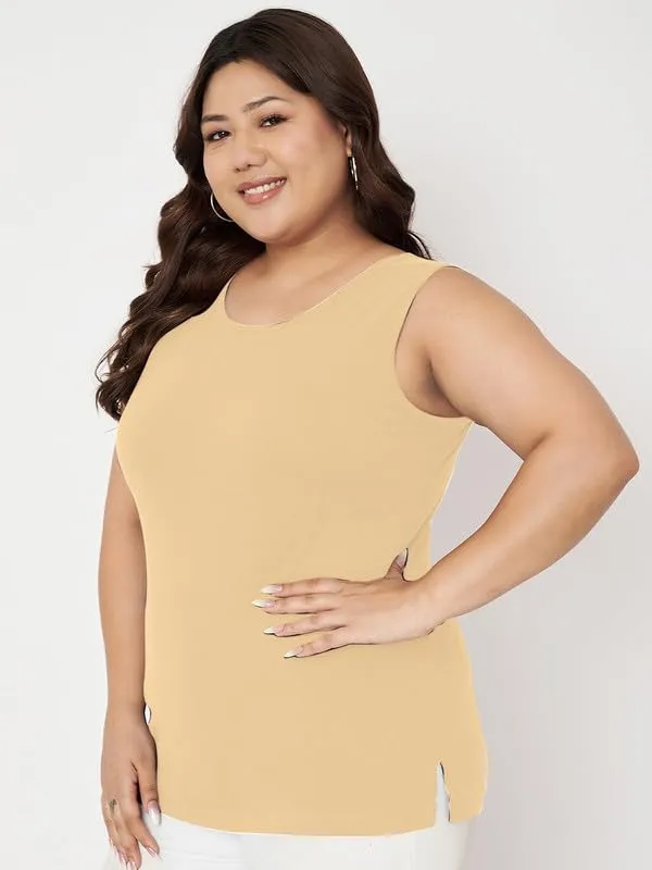 Beige_Cotton_Lycra_Camisoles