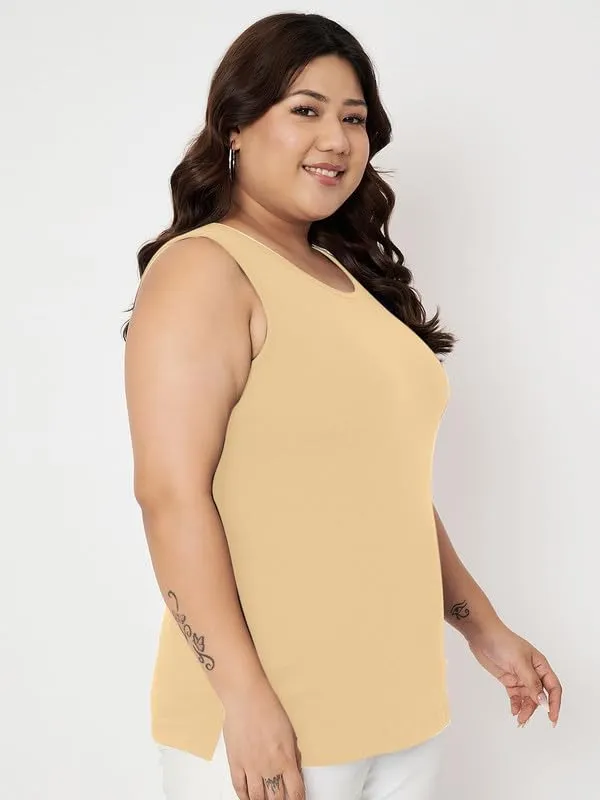 Beige_Cotton_Lycra_Camisoles