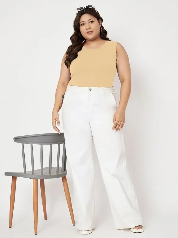Beige_Cotton_Lycra_Camisoles