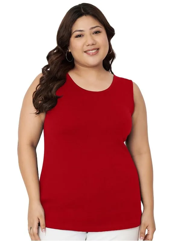 Maroon_Cotton_Lycra_Camisoles