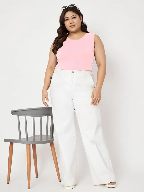 Pink_Cotton_Lycra_Camisoles