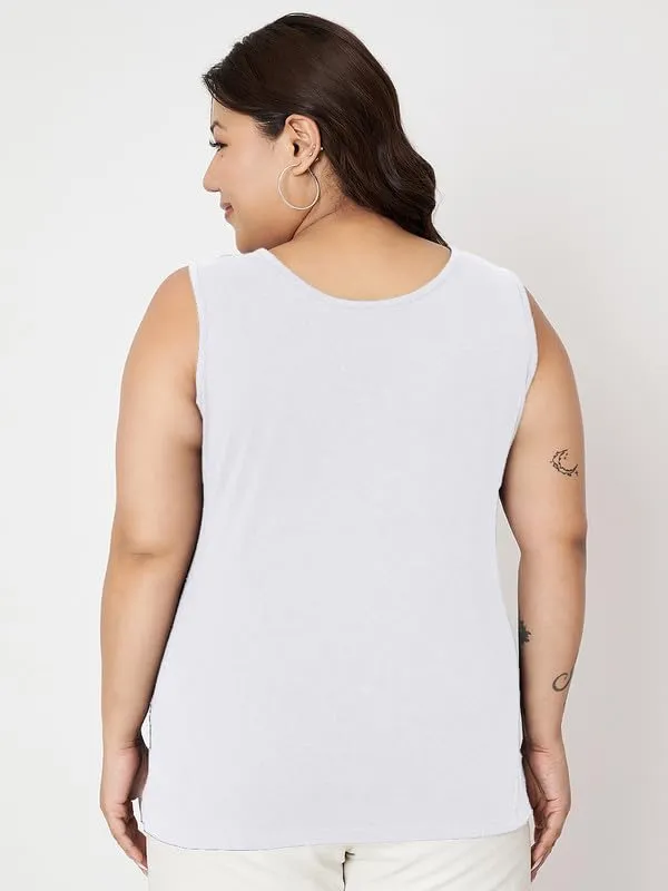 White_Cotton_Lycra_Camisoles