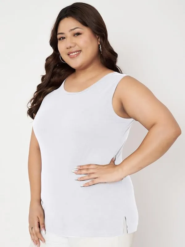 White_Cotton_Lycra_Camisoles