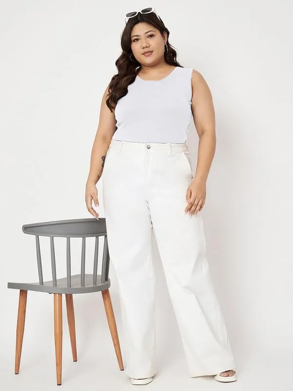 White_Cotton_Lycra_Camisoles