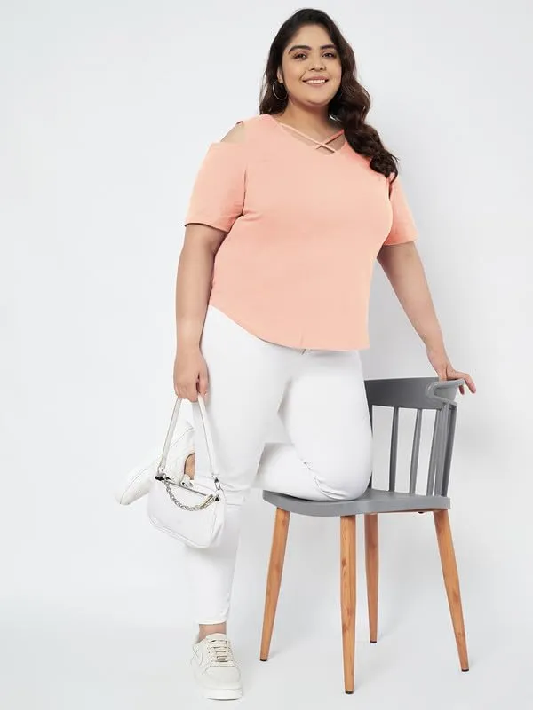 Peach_Cotton_Blend_Single_Jersey_Tops