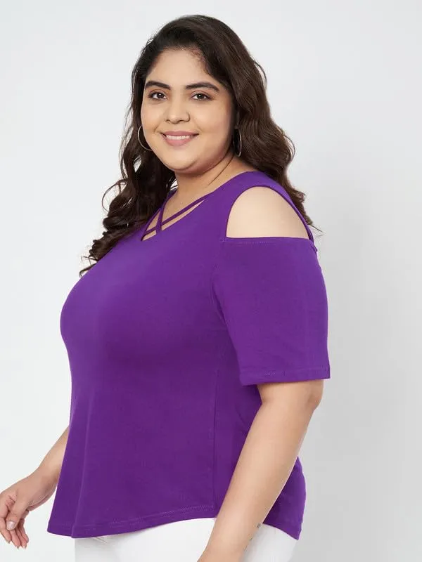 Purple_Cotton_Blend_Single_Jersey_Tops