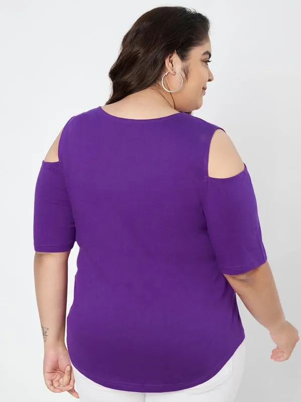 Purple_Cotton_Blend_Single_Jersey_Tops