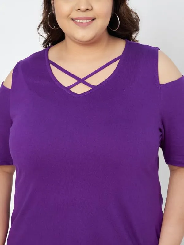 Purple_Cotton_Blend_Single_Jersey_Tops