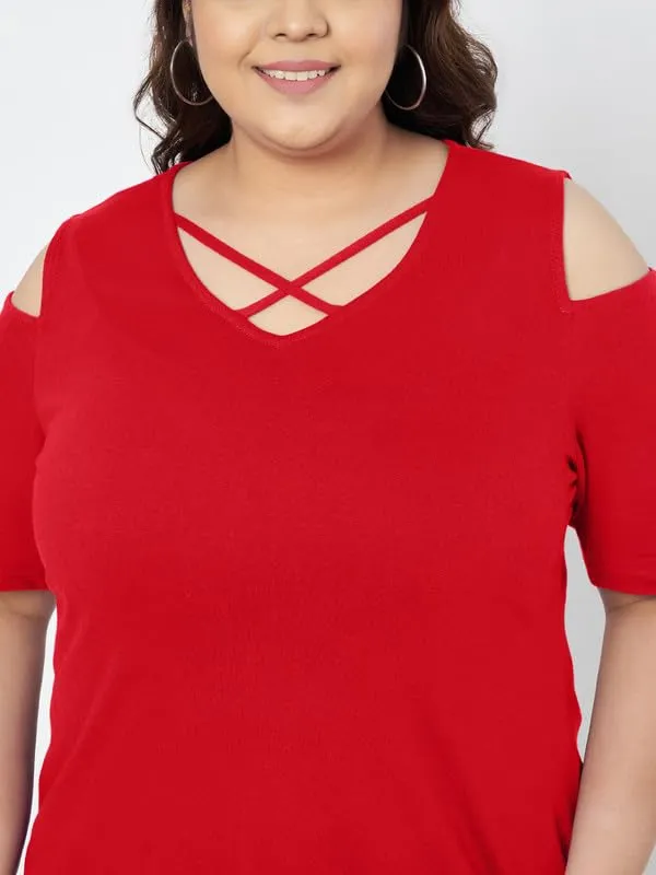 Red_Cotton_Blend_Single_Jersey_Tops
