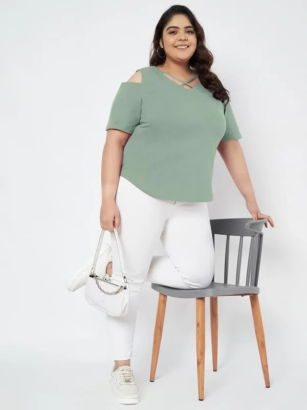 Sagegreen_Cotton_Blend_Single_Jersey_Tops