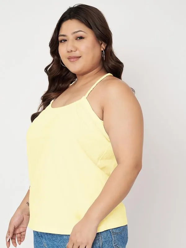 Cream_Cotton_Lycra_Tops