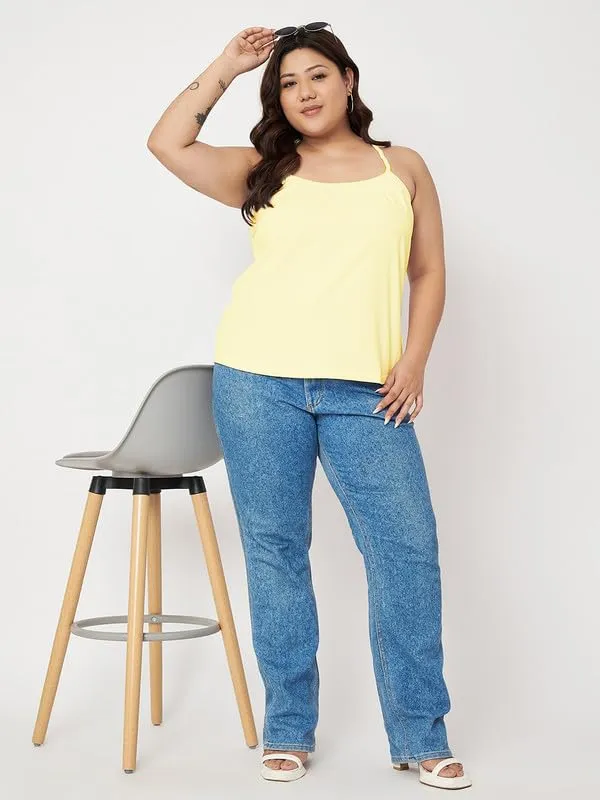 Cream_Cotton_Lycra_Tops