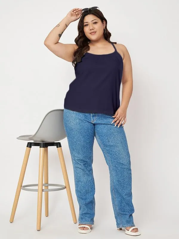 Navy_Cotton_Lycra_Tops