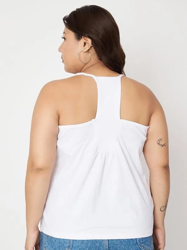 White_Cotton_Lycra_Tops
