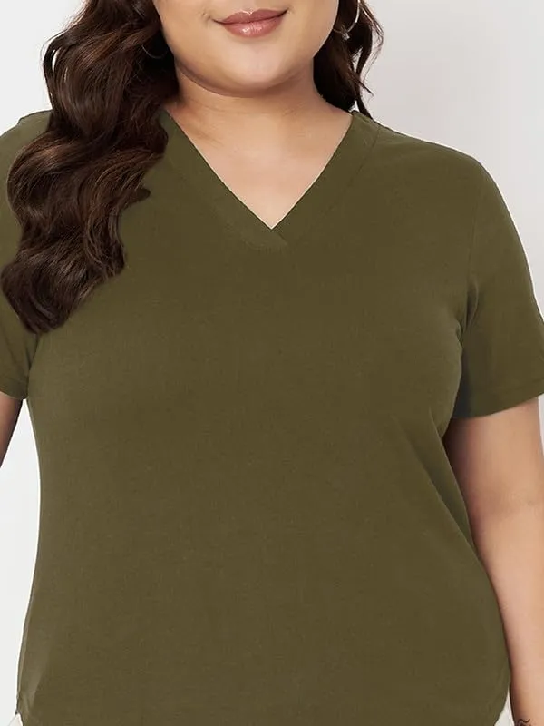 Olive_Cotton_Blend_Single_Jersey_Tshirts