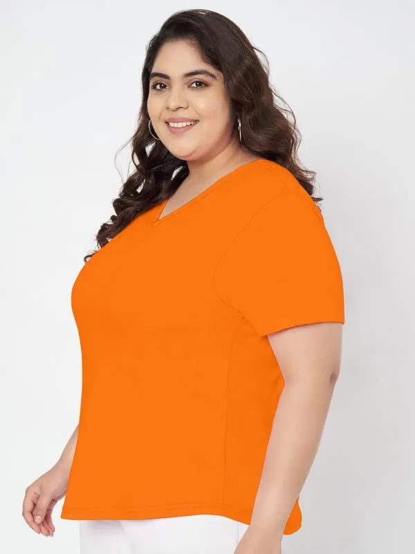 Orange_Cotton_Blend_Single_Jersey_Tshirts