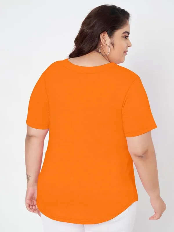 Orange_Cotton_Blend_Single_Jersey_Tshirts