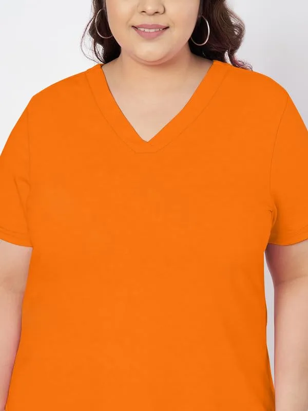 Orange_Cotton_Blend_Single_Jersey_Tshirts