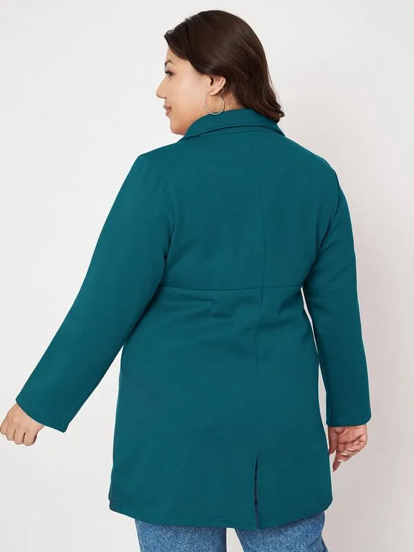 Teal_Fleece_Longline_Princess_Coat