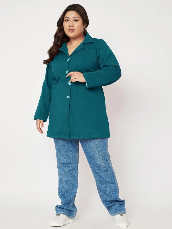 Teal_Fleece_Longline_Princess_Coat
