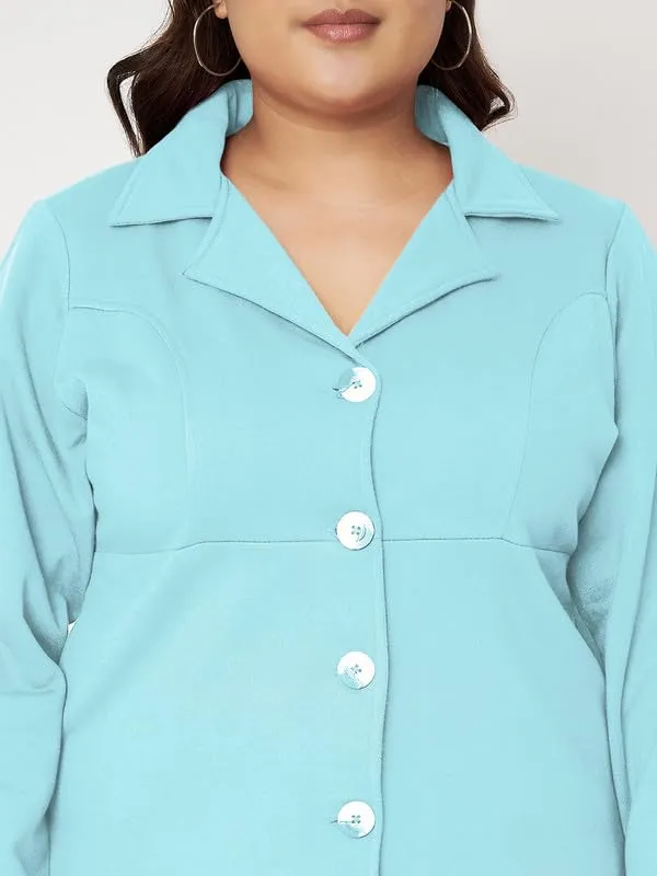 Teal_Fleece_Longline_Princess_Coat