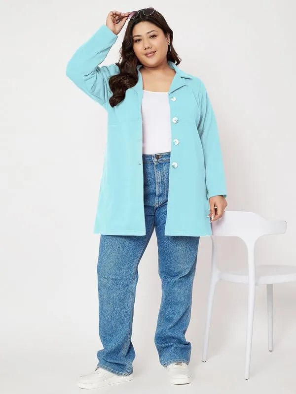 Teal_Fleece_Longline_Princess_Coat