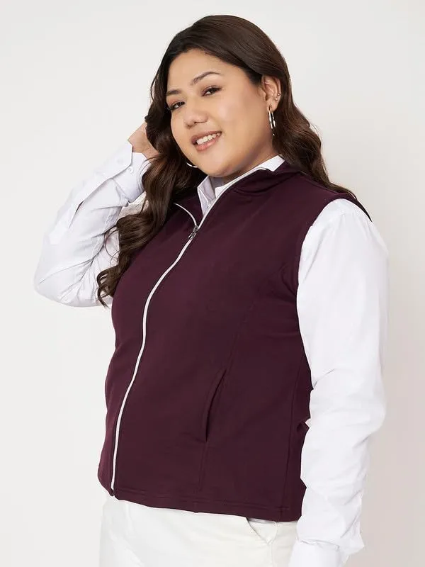 Plum_Cotton_Blend_Fleece_Jackets_For_Women