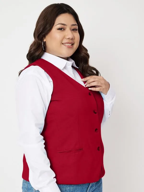 Plus_Size_V_Neck_Slim-Fit_Waistcoat