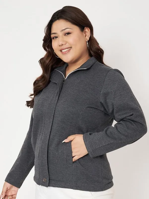 Charcoal_Cotton_Blend_Single_Jersey_Sweatshirts_For_Women
